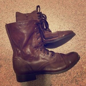 SO Mid-calf Combat Boots in brown